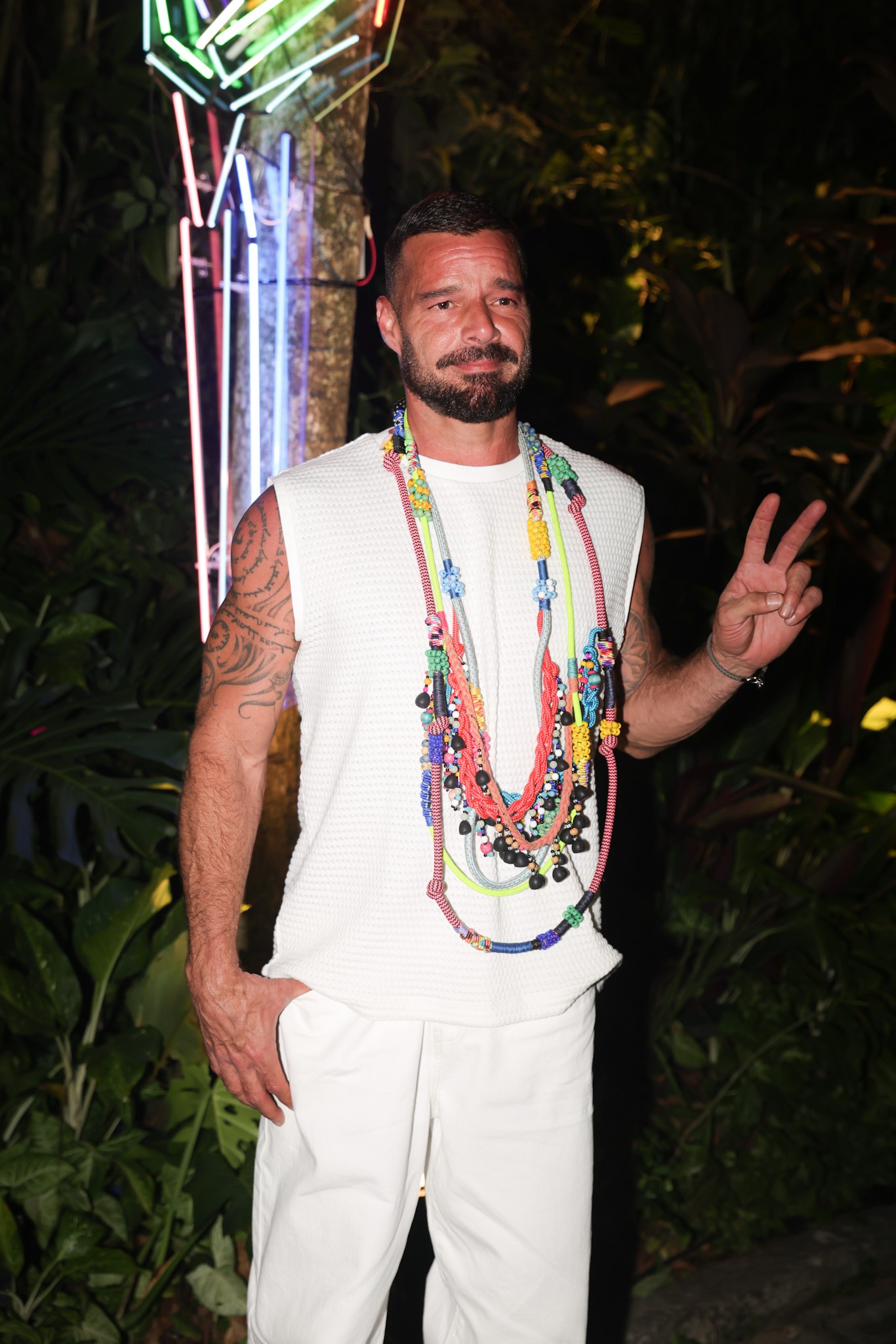 Ricky Martin curte Carnaval no Baile da Arara em Santa Teresa