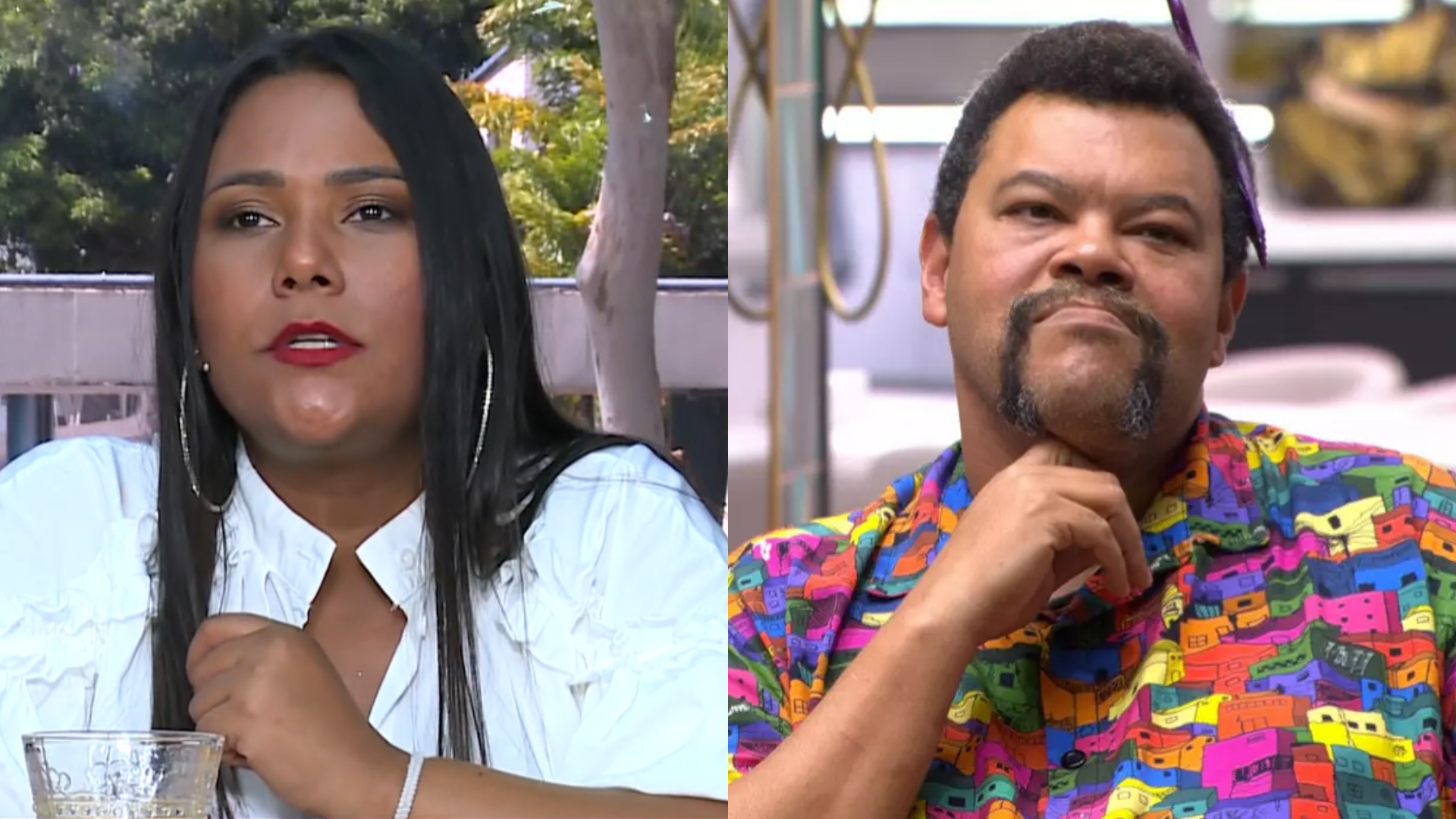 Chaiany nega romance com Babu Santana e comenta beijo em Marciele