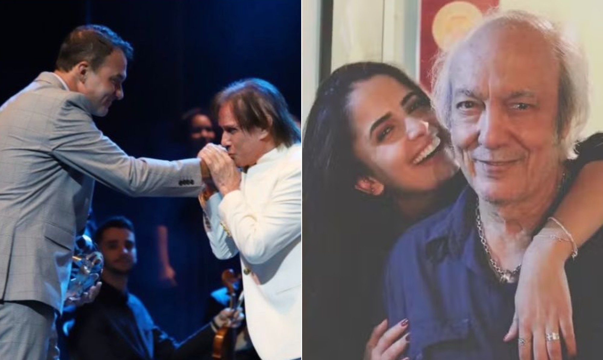 Roberto Carlos nega desentendimento com filho de Erasmo Carlos