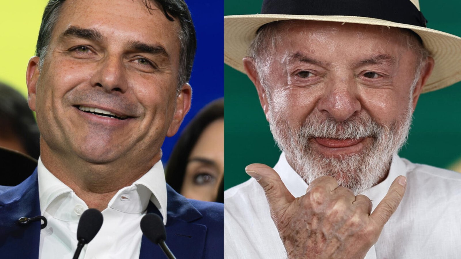 Famosos declaram apoio a Lula e Flávio Bolsonaro